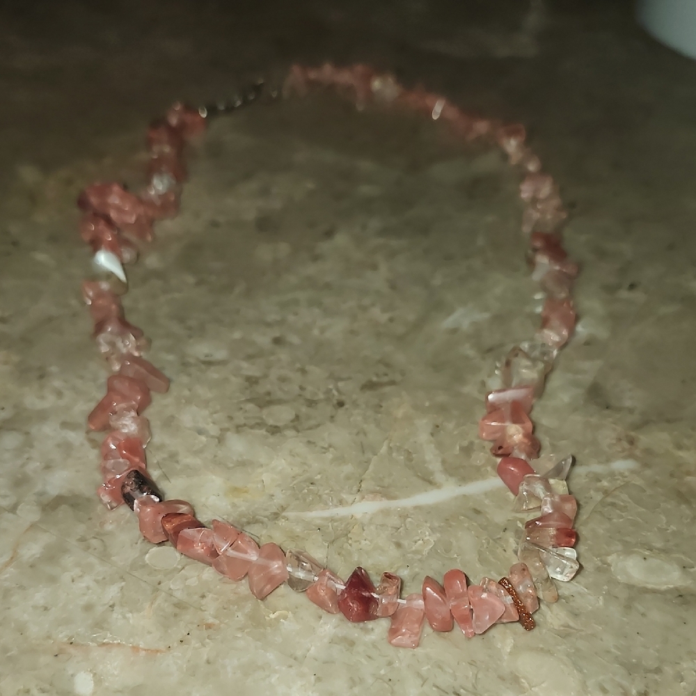 Pink Stone Necklace